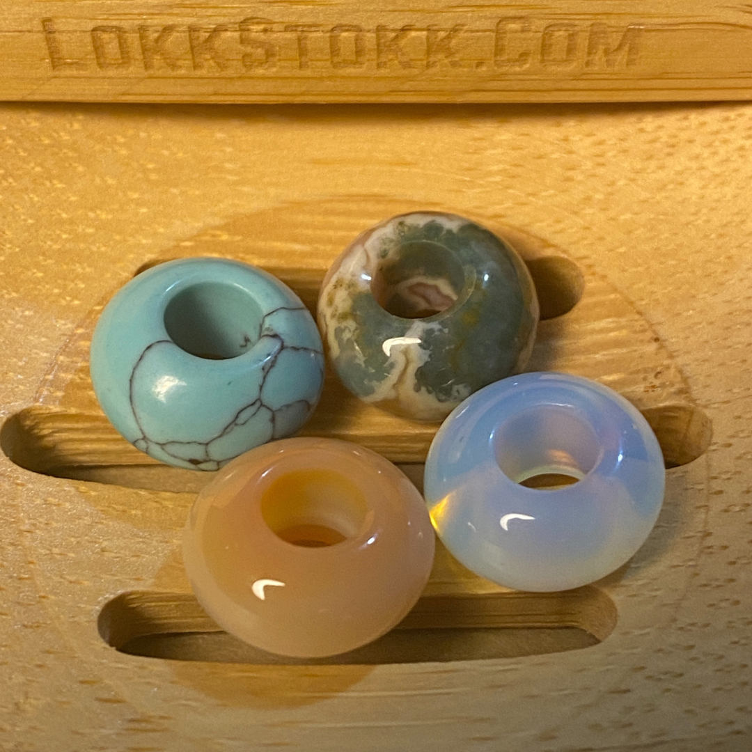 Gemstone Beads - 4pk