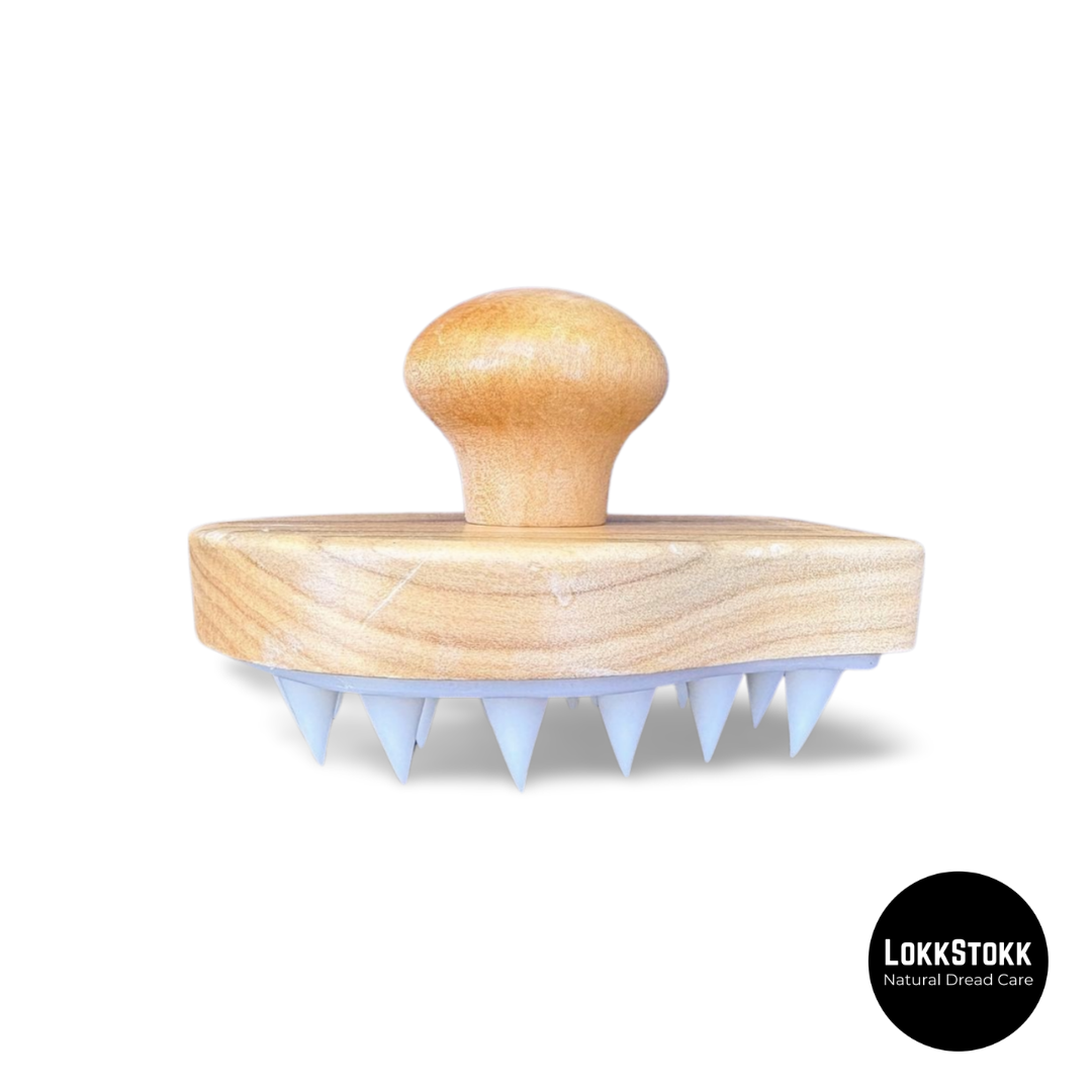 LokkStokk - Natural Wood Scalp Massager