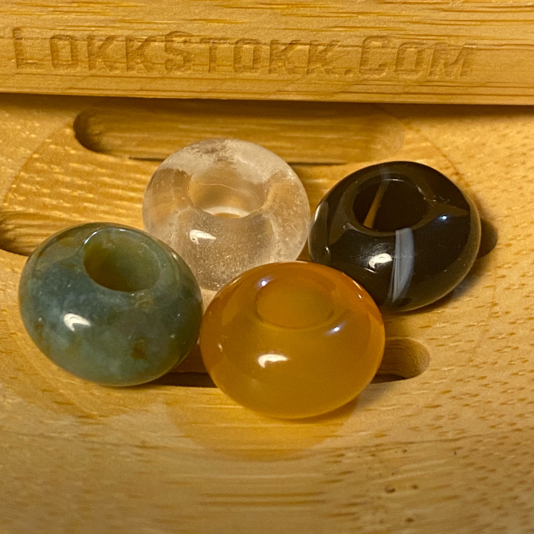 Gemstone Beads - 4pk