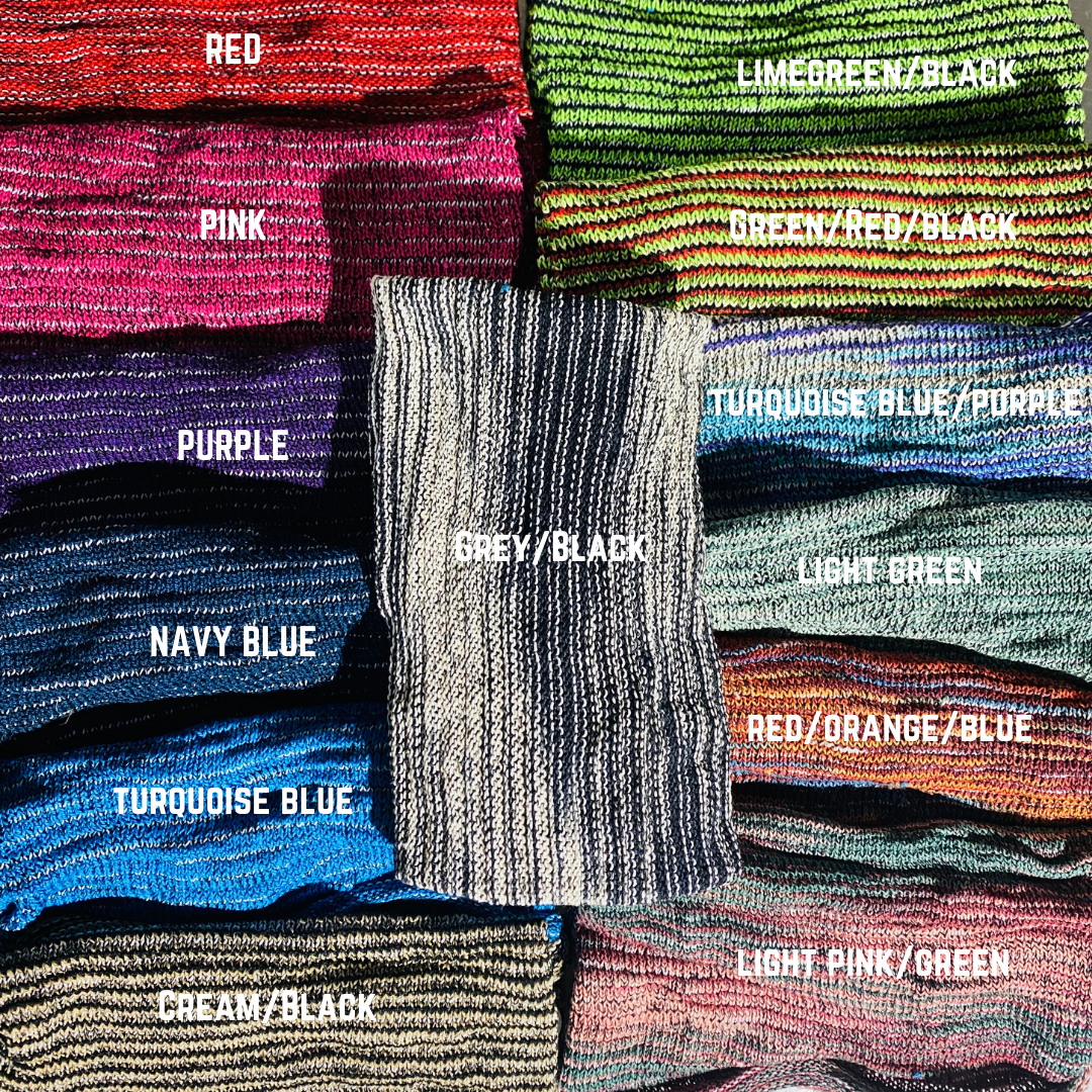 Knitted 100% Cotton Headband (Med) - Various Colours