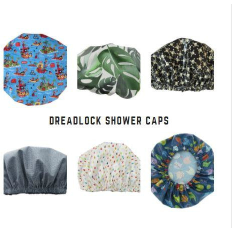DREADLOCK Shower Caps-BLACK INK-Lokkstokk.com